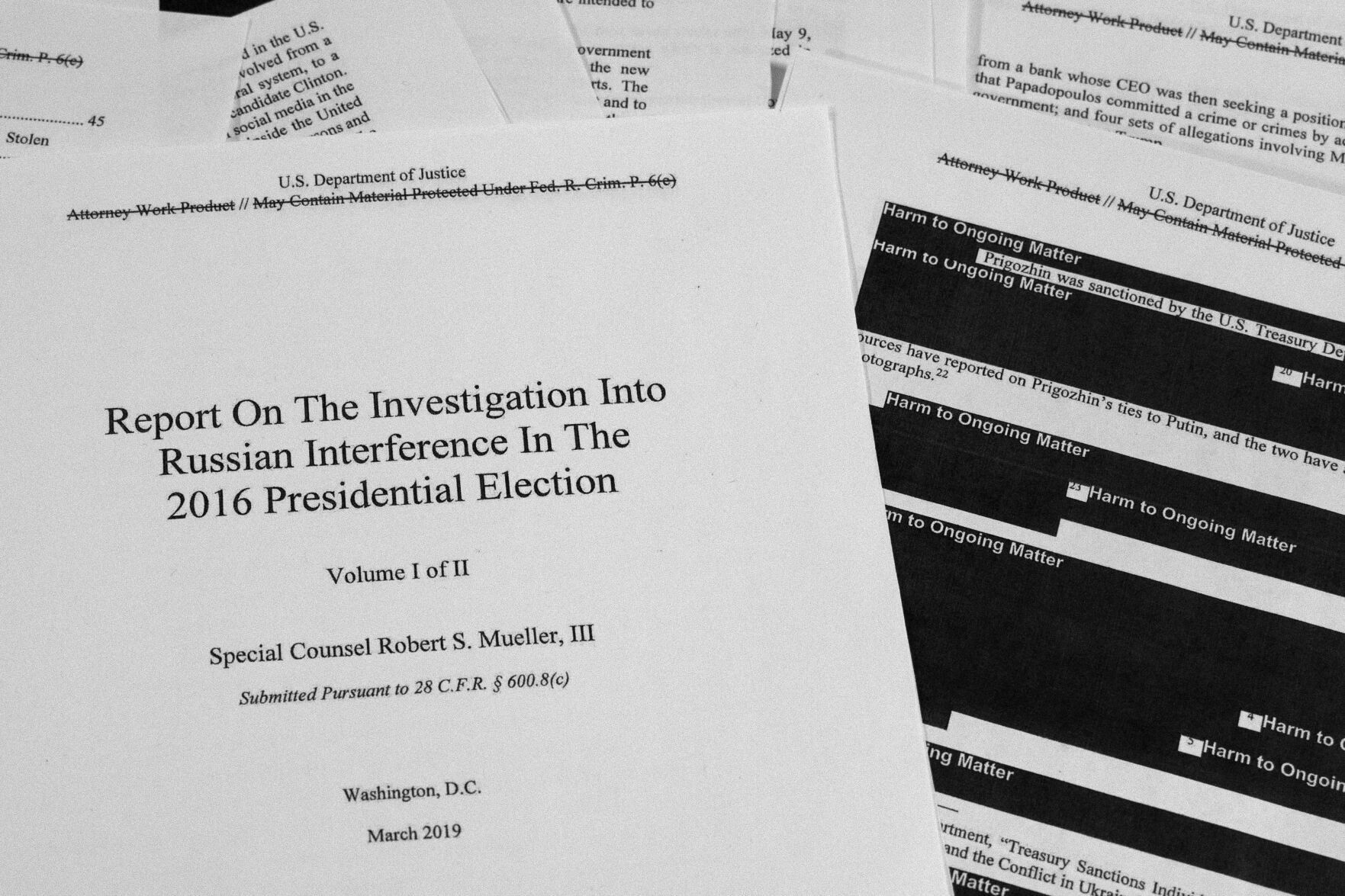 2019: The Mueller Report